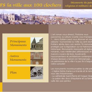 Exercice, visite historique à Poitiers